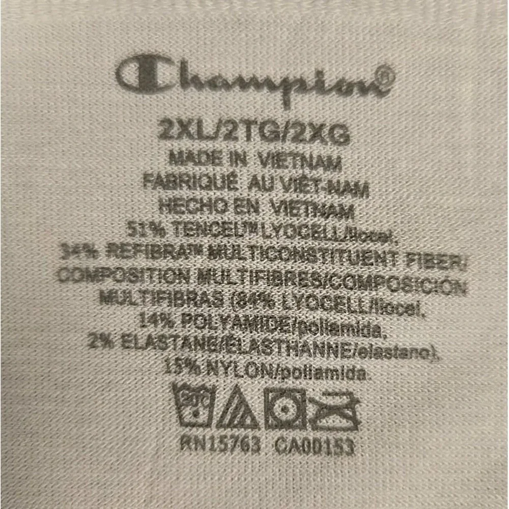 Champion Hi Cut Brief 2X Underwear Panties Sexy White Authentic Athleticwear NEW